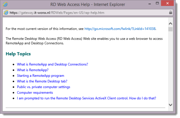 RDS Customize Web Access - login page 20